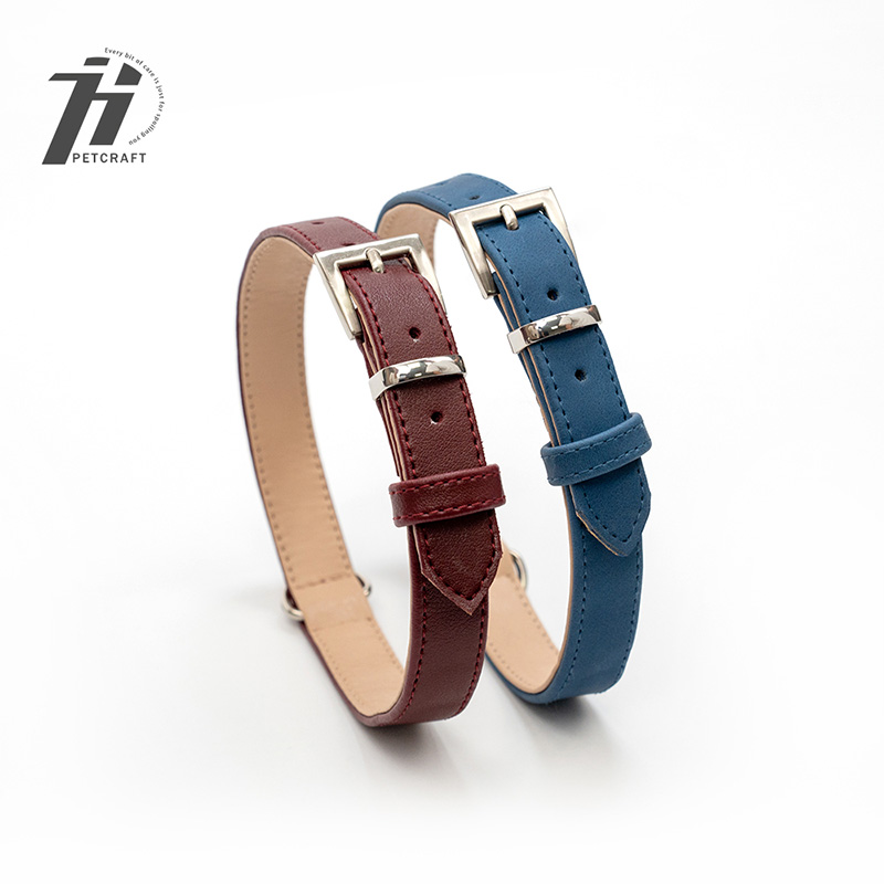 ZH031 leather pet collar