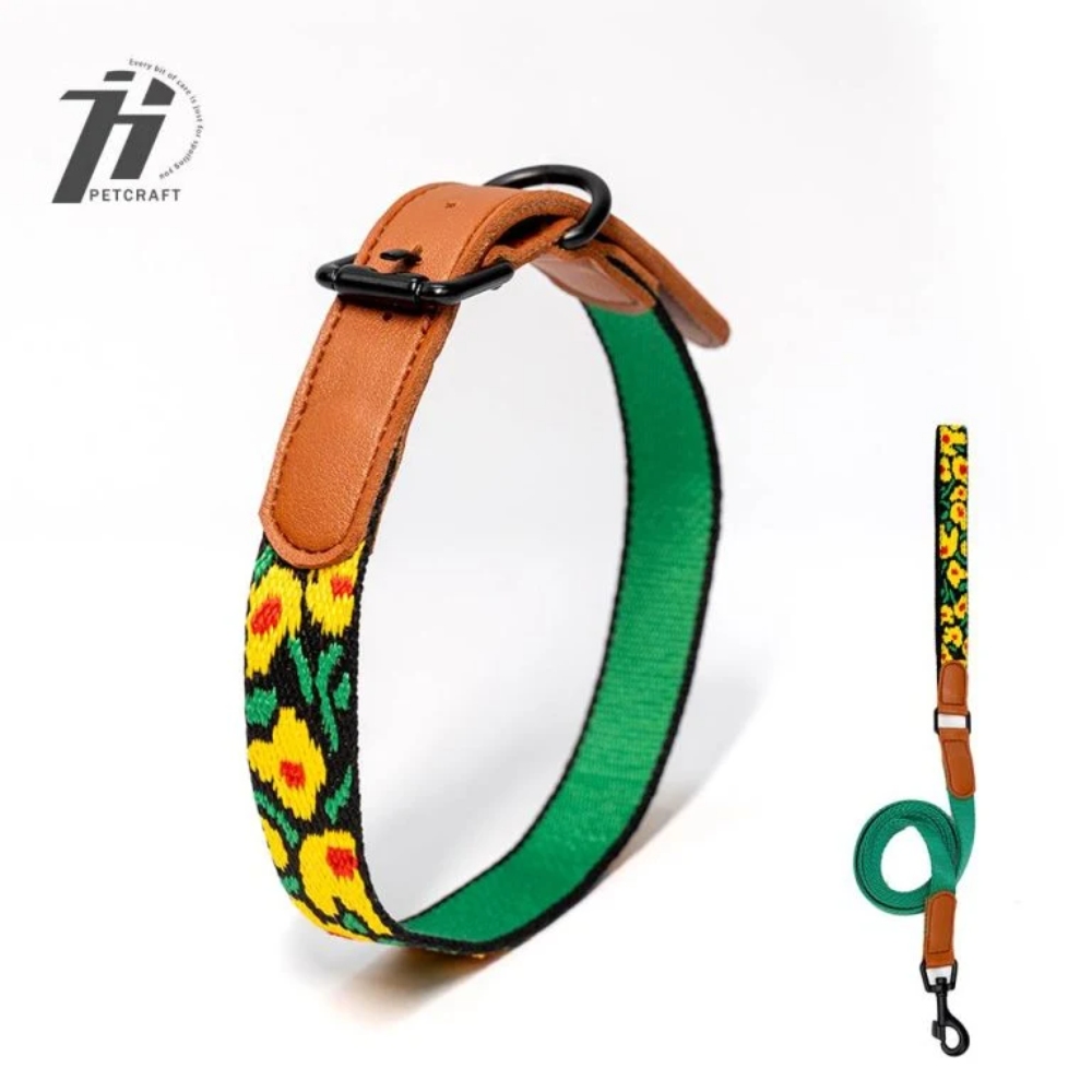 Pet Collar Leash Set