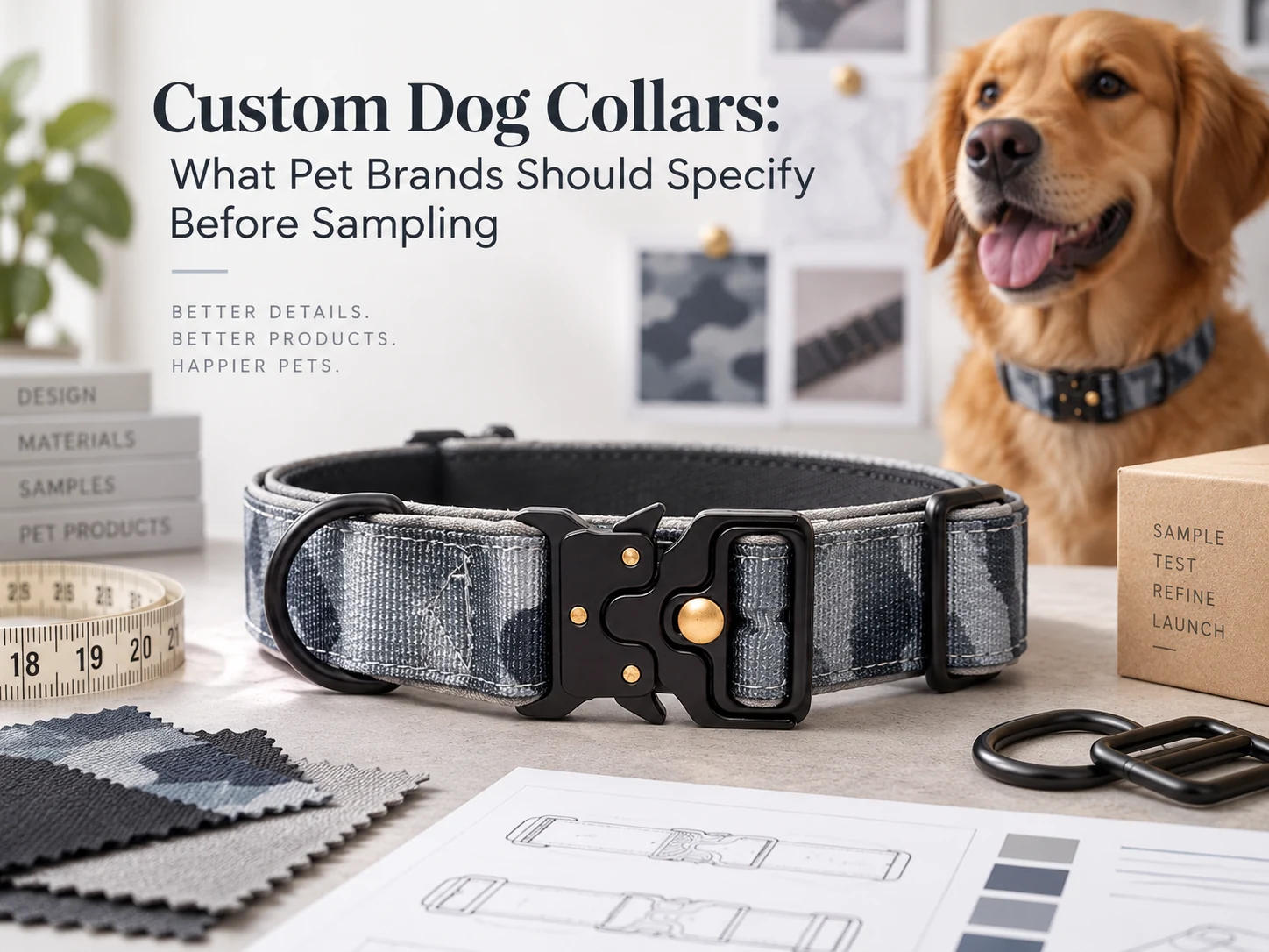 Custom Dog Collars_ What Pet Brands Should Specify Before Sampling