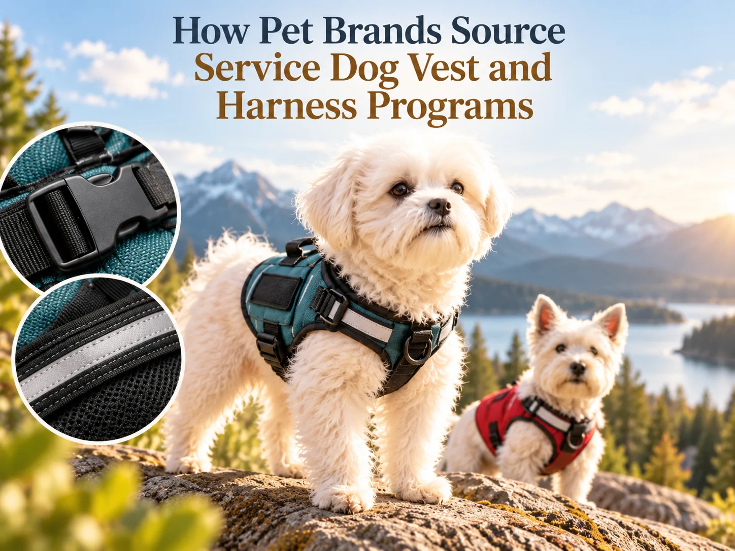 How Pet Brands Source Service Dog Vest and Harness Programs