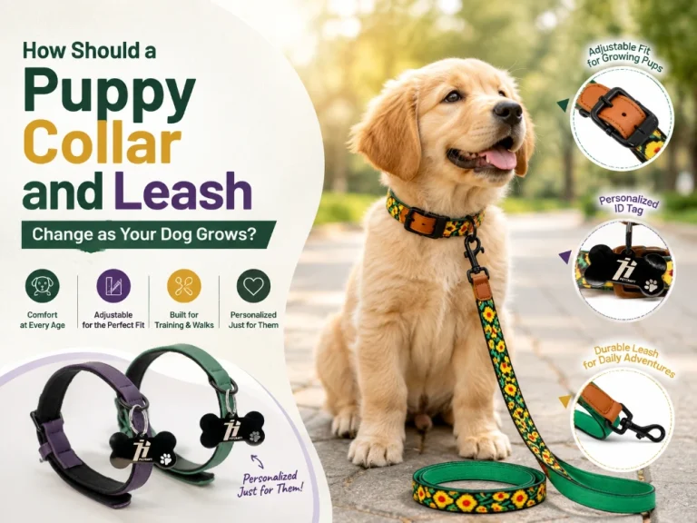 How Should a Puppy Collar and Leash Change as Your Dog Grows